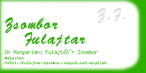 zsombor fulajtar business card